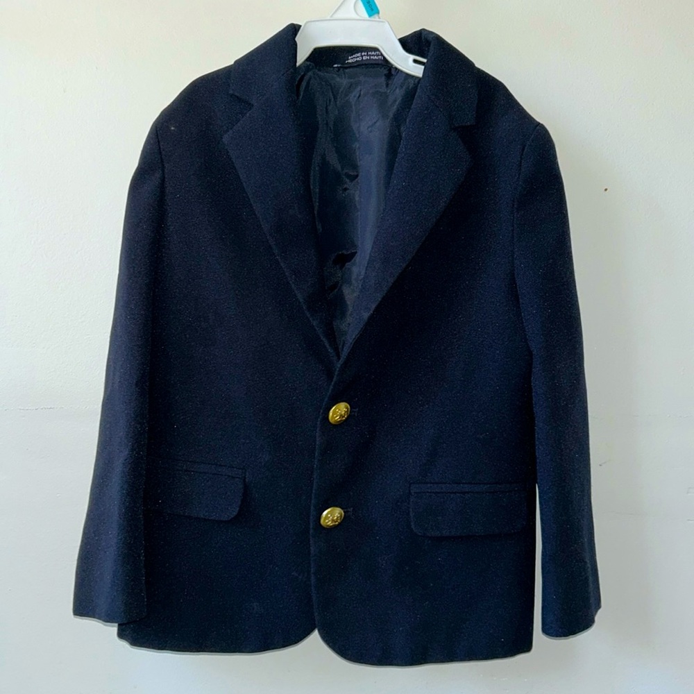 Navy blazer gold buttons Nautica